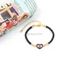 Sensing Changing Color Leather Bracelets Enamel Butterfly Heart Owl Infinity Charm Bracelet Thermochromic Temperature Emotion Women Kids Fashion Jewelry