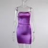 Kobiety Slim Seksowna Bodycon Mini Dress Nightclub Party Plised Elegancki Wrap Off Ramię Backless Dresses Spring Ruched Vestidos 210517