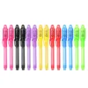Highlighters 2/4/8/14pcs UV Light Pen Invisible Magic Pencil Secret Fluorescent For Writing Pad Kids Child Drawing Painting