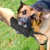 Manica durevole per cuscino per addestramento di cani da masticare per cuccioli in canapa con 1 manico in corda per cani di taglia medio-grande Forniture per animali domestici Pastore tedesco Pitbull belga Malinois