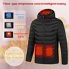 Erkek Ceketler 8 Alanlar Isıtmalı USB kadın Kış Açık Elektrikli Isıtma Sıcak Sprot Termal Ceket Giyim Heatable Yelek