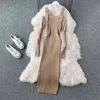 Gaganight Beading Elegant Women Maxi Bodycon Party Dress Long Sleeve Off Shoulder Sexy Solid Slim Dresses Female Spring Autumn 210519