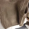 Maglione maglione pullover di lana spessa per bambini coreani ragazzi e ragazze senza maniche P4779 211011