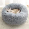Camas de gato móveis de cachorro sofá redondo tapet