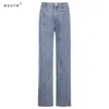 Женские джинсы для мам для девочек, модные брюки, женские термобрюки Y2k, уличная одежда, эластичные мешковатые джинсы, женская одежда LQ01184 210712