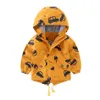 Casaco de inverno quente outerwear para crianças meninos meninas mais veludo com capuz jaqueta jaqueta bebê casacos 211011