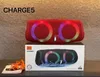 Laddning 5 RGB Light Bluetooth -högtalar Charge5 Portable Mini Wireless Outdoor Waterproof Subwoofer Högtalare Stöd TF USB -kort