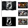 POW MIA Banner Flag Outdoor Double Banner Flags Poliester Czarny Nie jesteś zapomniany Woda Wojna Flag - Memorial Veteransarmed Forces Wojskowy 90 * 150 cm HH21-288