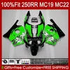 Molde de Injeção para Honda CBR 250rr 250 RR CC 1988 1989 250R CBR 250cc 88 89 Bodywork 112HC.148 MC19 88-89 CBR250RR CBR250 RR CC 1988-1989 OEM Jogo de Feira Verde