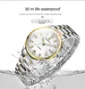 classic couple watch stainless steel lovers watches waterproof Luminous men women Wristwatches factory supply in stock
