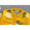 1-6 ans bébé garçons filles ananas Cardigan manteau enfants vêtements printemps automne garçon fille à manches longues tricoté enfants 210429