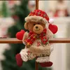 Noel Ağacı Bebek Süslemeleri Kolye Damla Süsleri Noel Kar Adam Navidad Natal Yeni Yıl 2022 Asılı Festival Dekorasyonu LLF11154
