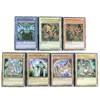 66pcs English Yu Gi Oh Cards Yugioh YU-GI-OH Card Playing Game Trading Battle Carte Dark Magician Collection Kids Christmas Toy Y1212