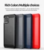 Coques en silicone TPU de protection antichoc en fibre de carbone pour Motorola Moto Edge S 2021 G10 G30 E7 Power