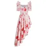 Robe d'été Femmes Sexy Parti Sexy Baldycon Maxi Floral Celebrity Soirée Soirée 210422