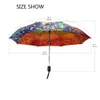 Creativo colorato colibrì anti-uv protezione solare ombrello uccello 3 regalo pieghevole soleggiato ombrelli piovosi per le donne 210320