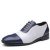 Nowe Mężczyźni Sukienka Buty Wysokiej Jakości Koronki Oxford Buty Party Wedding Office Shoes Mens Business Leather Slippers Plus Size 38-48