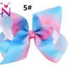 Rainbow Kids Bow Cheveux Pin de 5 pouces RIB NIVER Bébé Hairs Accessoire Tiara Fashion Enfants Factory