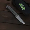 Green Thorn Titanium Alliage Poignée + Couteau pliant de lame D2 Pochette extérieure Poche pratique Couteau de pliage EDC