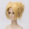 Nara Temari Cosplay Perücken 30 cm Goldene Blonde Hitzebeständige Synthetische Haar Perucas Cosplay Perücke + Perücken Kappe