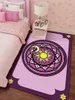 ノルディック漫画ガールハートプリンセスカーペットかわいいピンクラグ子供ルームベビーリビングベッドマジックフロアマットベッドサイド210626