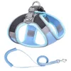 Big Area Night Reflect Light Waistcoat Harness Leash Set Adjustable Breathable Top Collar Rope Outdoor Metal Rings Leashes Pet Dog Supplies Will and Sandy