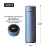 470ml Intelligent Temperature Display Thermos Water Bottle Smart Stainless steel Vacuum Flask Tea Coffee Thermal Cup For Gift 210907