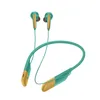 Akz-R10 Gaming hörlurar magnetiska vikbara lätta mode sport fitness trådlösa halsband headsets öronproppar