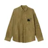 IEFB Men's Clothing Spring Korean Fashion Label Zipper Pockets Design Long Sleeve Shirts Oversized Blouse Male 9Y5396 210524