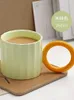 Mugs Nordic Creative Mug High-value Ins Style Ceramic Coffee Cup Home Simple Big Ear Drinking
