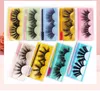 3D Mink 25MM Cils Cils individuels styles VT Extensions 3D Mink Lashes Logo privé Boîte d'emballage de cils personnalisée Faux Min9062773