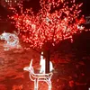 防水太陽電動12M 100Lledストリング妖精ライトガーデンパーティークリスマスの装飾 - ピンク