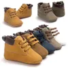 Scarpe da bambino Neonato Autunno / Inverno Neonato Ragazza Carino Suola morbida Pelle PU Primi camminatori Culla Shose Mocassini casual 210326