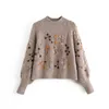 est women knitted sweater winter good quality winter thick long sleeve female pullovers casual tops 210812