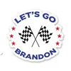 Naklejki Flaga drukowania Let's Go Brandon FJB Naklejki 2022 Biden Nowy Styl Śmieszne Dostawy urodzinowe Rra9972