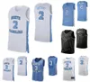 SJ NCAA College North Carolina Tar Heels Basketball Jersey 44 Justin Jackson 5 Armando Bacot Bradley Nassir Little Customed