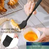 1PCS Non-Stick Silicone Cream Spatulas Scraper Spoon Oil Brush Heat-Resistant Flexible Kitchen Utensils Set For Baking Cooking