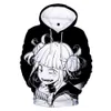 Sexig tjej hoodies himiko toga 3d print streetwear sweatshirt män kvinnor mode överdimensionerade hoodie barn pojkar flickor anime kostymer g1019