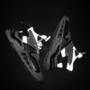 2022 Spring New Fashion Breathable Reflective Men's Basketball Shoes Lace-Up Designer High Top Chunky Sneakers