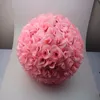 10quot25cm fleurs artificielles Ball Silk Mariage de rose Boules de baisers Pomander Party Centres de décoration livraison 4851988