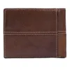 Wallets Men Money Purse Coin Pockets ID/ Holder Thin Male Simple Retro Genuine Leather Bifold Short Wallet