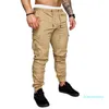 Designer-Marke Herbst Männer Hosen Hip Hop Harem Jogger Hosen Neue Männliche Hosen Herren Solide Multi-taschen Cargo Hosen dünne Fit Jogginghose