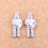 26st Antik Silver Bronze Plated Universe Astronaut Charms Pendant DIY Halsband Armband Bangle Resultat 31 * 13 * 6mm