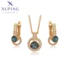 Xuping Jewelry Neue Luxus-Kristall-Ohrringe und Halsketten-Sets für Damen, Party, Mädchen, Geschenk, A00718606 H1022