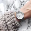 Wristwatches Super Slim Sliver Mesh Stainless Steel Watches Women Top Casual Clock Ladies Wrist Watch Lady Relogio Feminino Cut