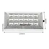 Itimo teto teto lâmpada lâmpada retangular carro cúpula luz 18led auto interior carro-styling branco