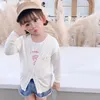 Girls' sun protection clothing summer air-conditioning shirt Baby knitted cardigan children's thin cotton jacket P4641 210622