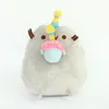 Cartoon Cat Plush Toys Donuts Kawaii Cookie Icecream Rainbow Cake Soft Stuffed Animals for Children Kids Gift 210804