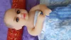 18 "46 cm Corps complet Silicone solide Silicone Reborn Baby Girl Doll Touet 3,2 kg 7,1 lb
