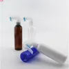 150ml x 12 pc plástico gatilho cosmético garrafas de pulverizador para o agregado familiar 150cc branco vazio claro azul bomba âmbar líquido conacainersgood qty